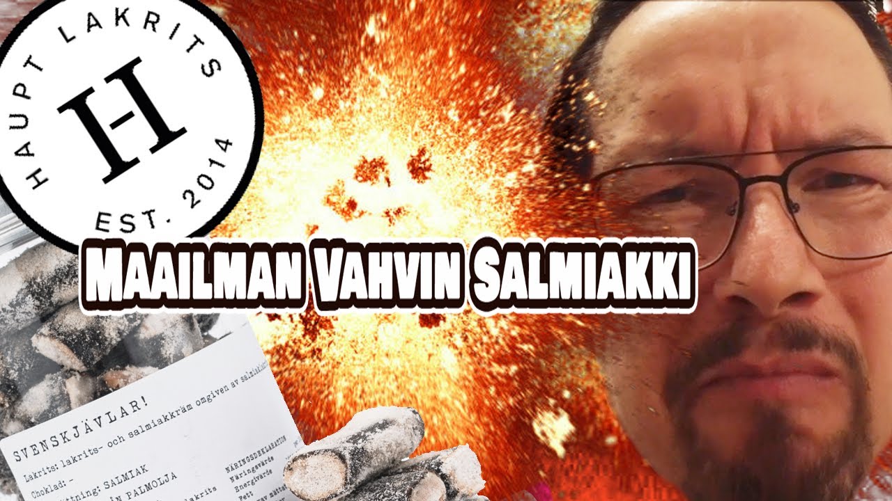 Maailman vahvin salmiakki - Haupt Lakrits - Svenskjävlar!