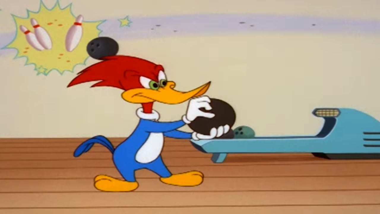 Pica-Pau | Pica-Pau joga boliche 🎳 Desenhos Animados em Português