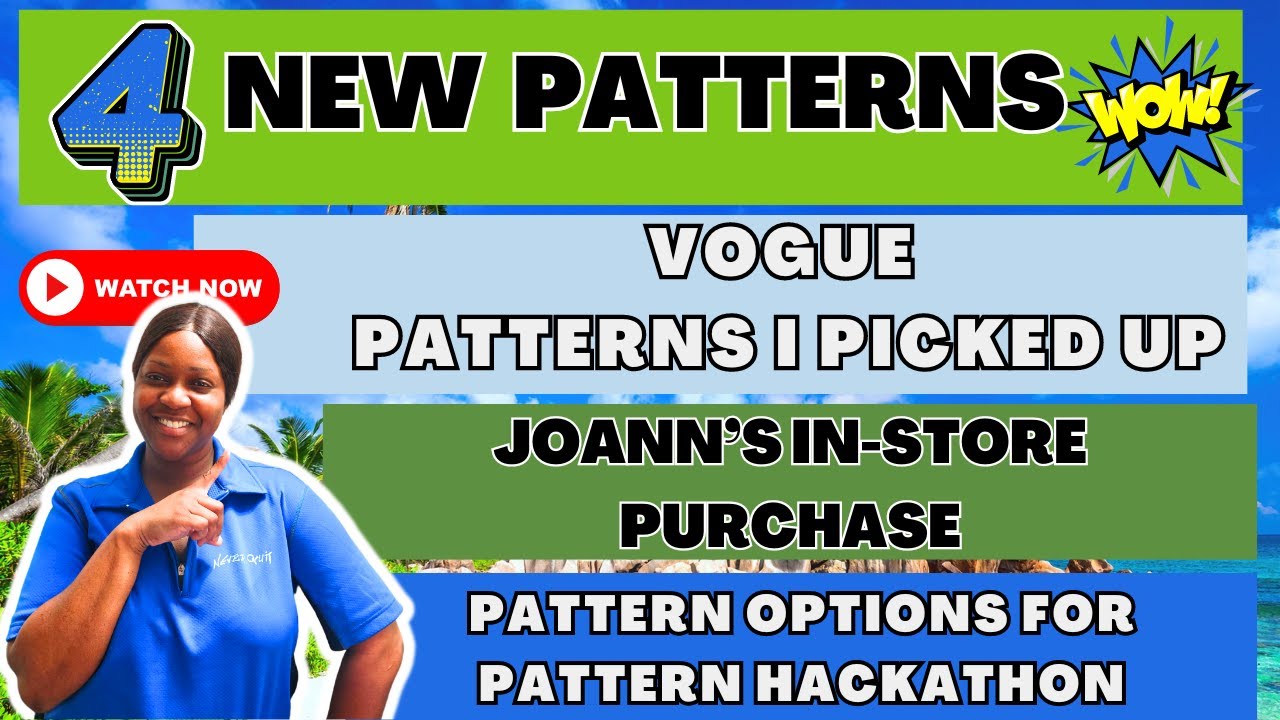#554: 4️⃣ NEW VOGUE PATTERNS| GREAT FOR HACKING