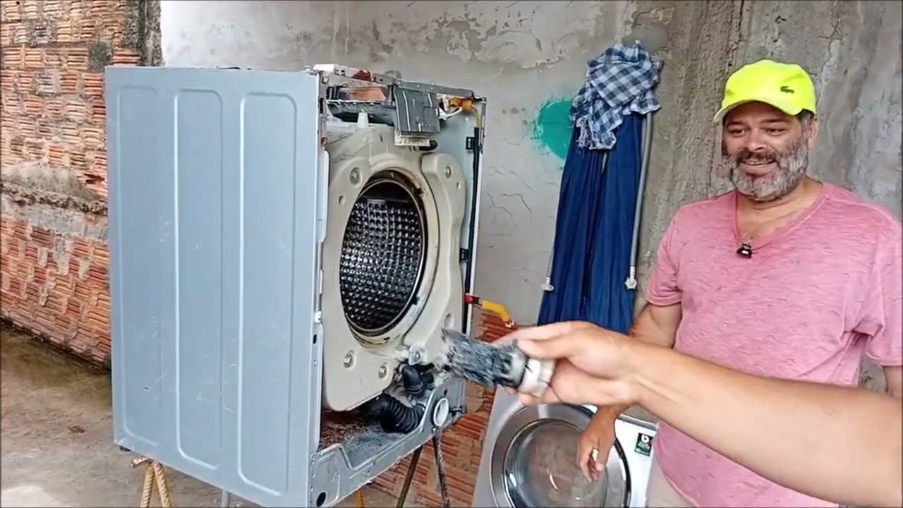Compramos uma Lava e Seca Samsung no Ferro-Velho e Fiz Funcionar Novamente | Valeu a Pena?