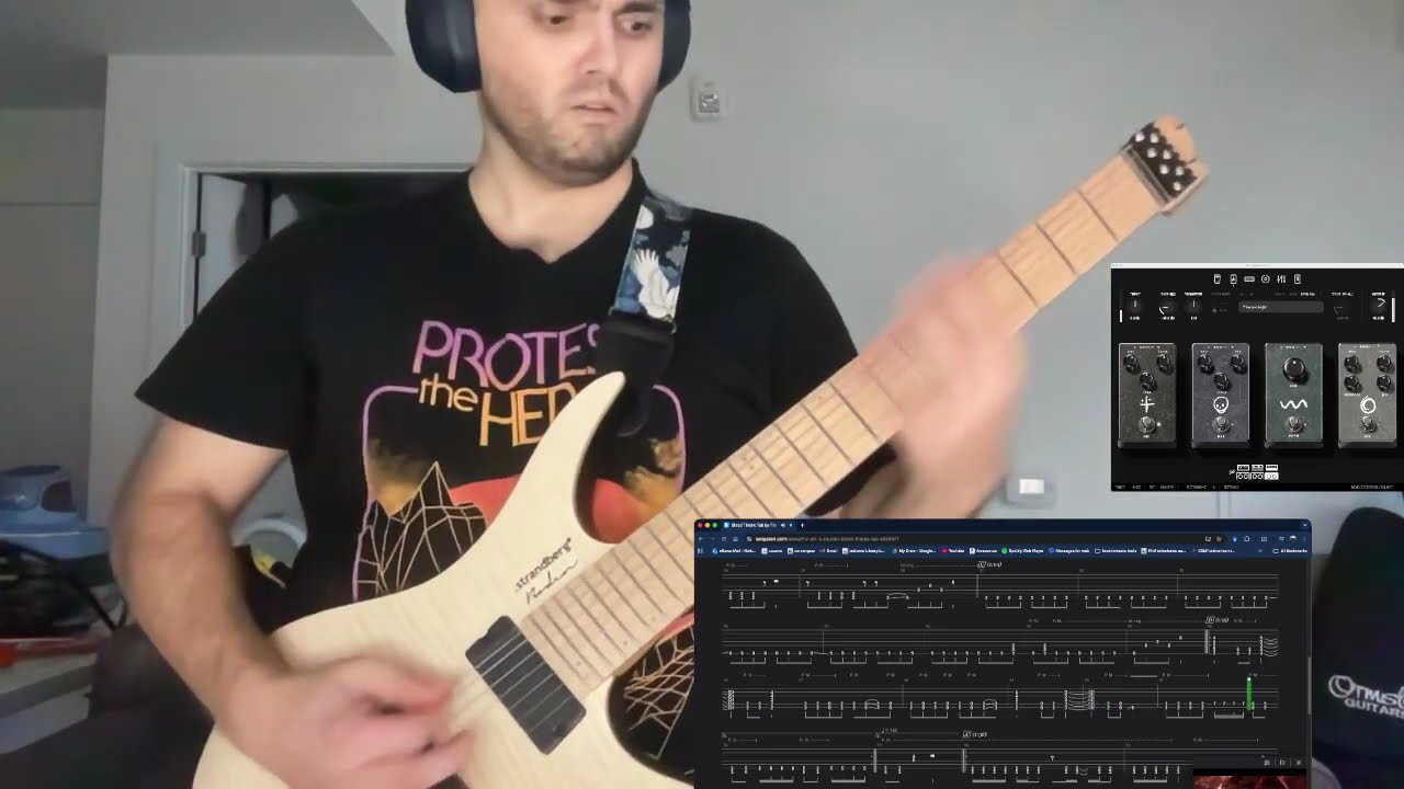 Thy Art Is Murder - Blood Throne - Guitar Cover