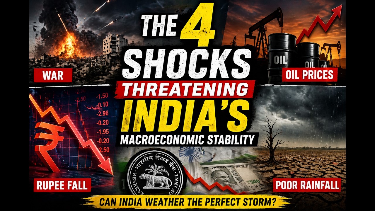 India&rsquo;s Economy Under Threat? The 4 Shocks Explained (W.O.R.R Crisis)
