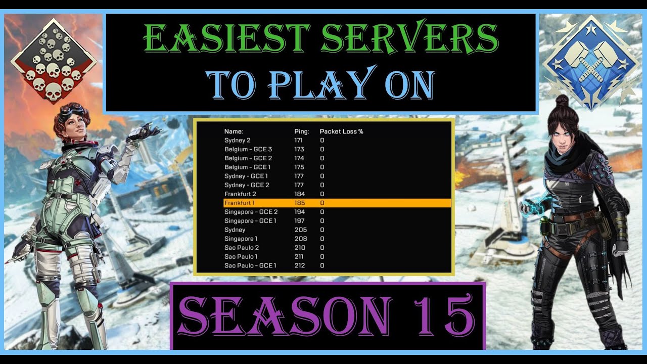 Easiest Servers To Play On In Apex Legends Season 15