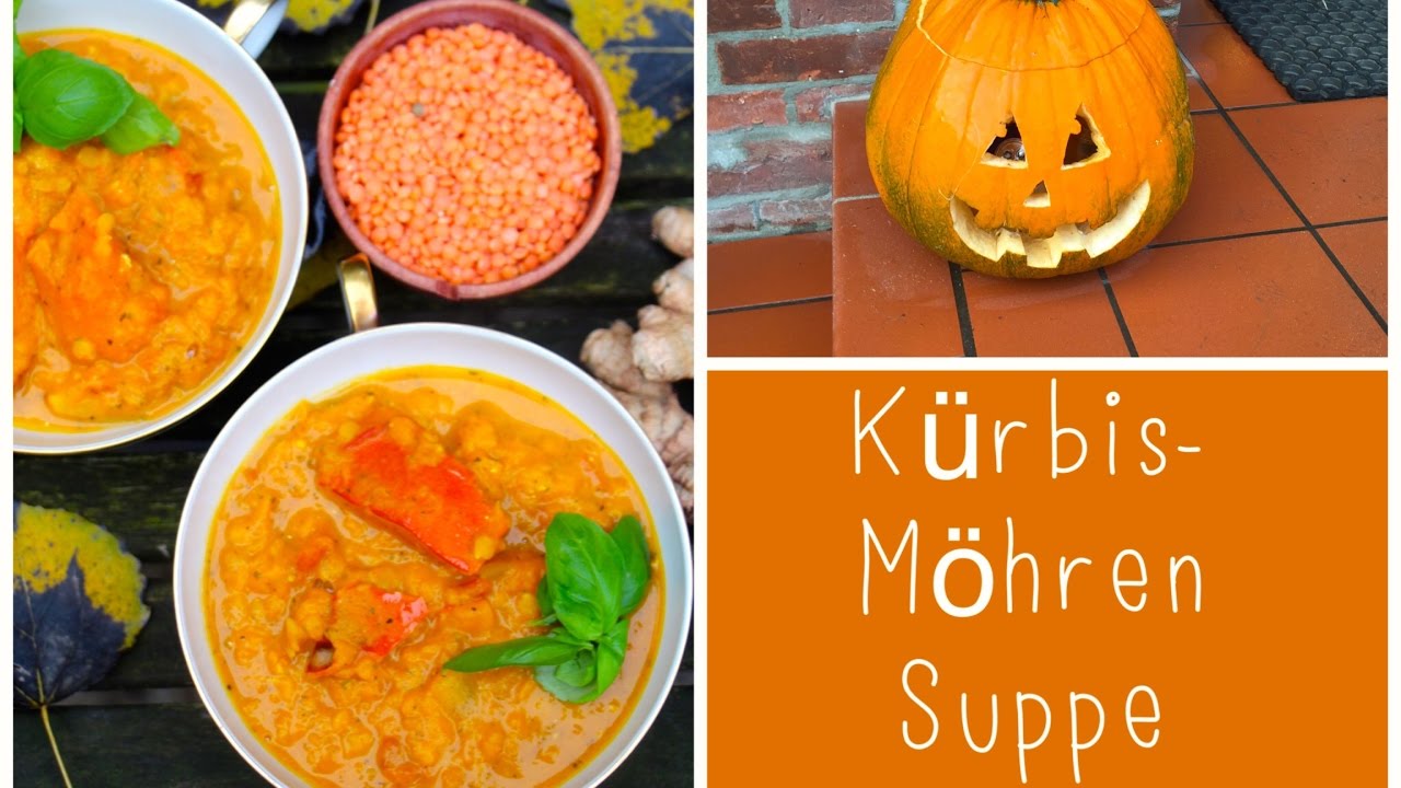 Kürbis-Möhren-Linsen-Suppe