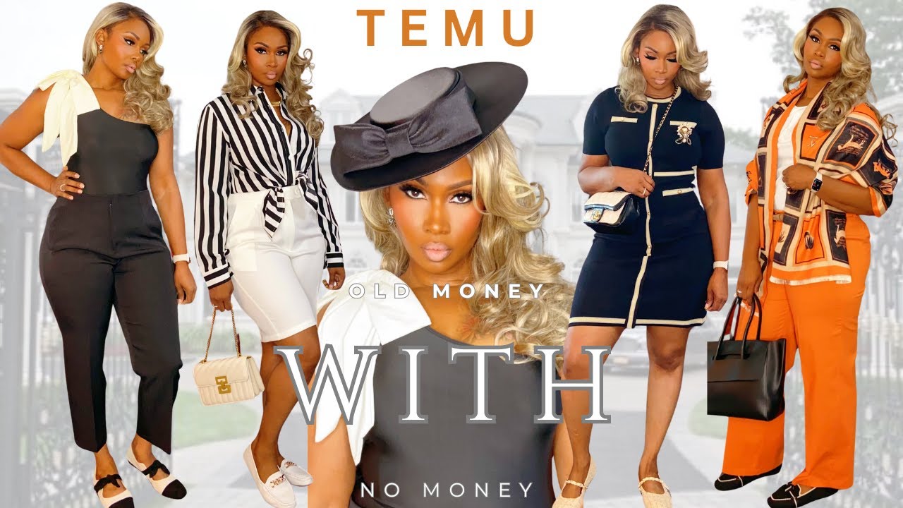 OLD MONEY WITH NO MONEY | TEMU CLOTHING HAUL- BOUGEE ON A BUDGET PART 1