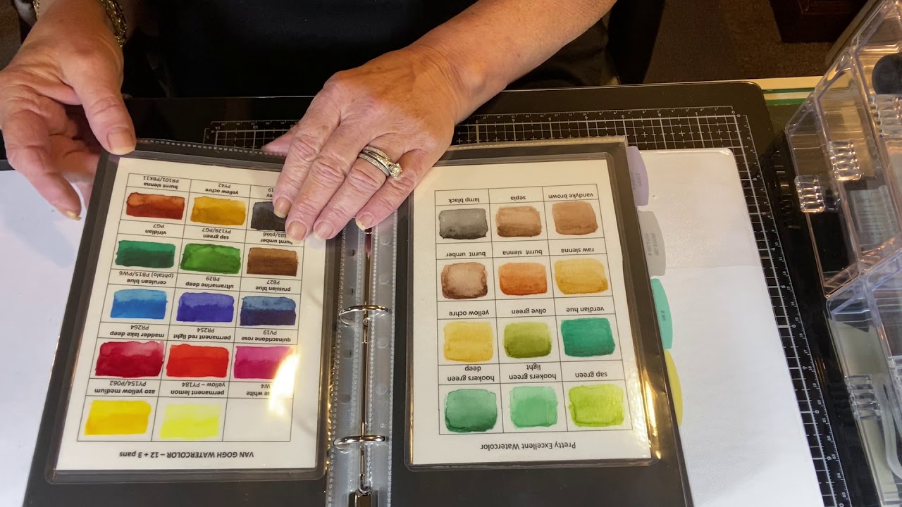 Craft Room Organization - Inventory Binder - Colors- swatch book