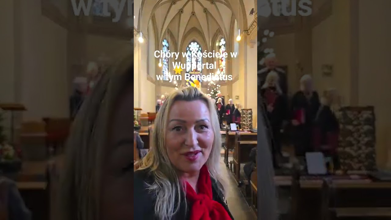 Część 1  Chórów w Wuppertalu. Wystąpiło 6 zespołów a my śpiewaliśmy jako 2 ,czyli Benedictus 