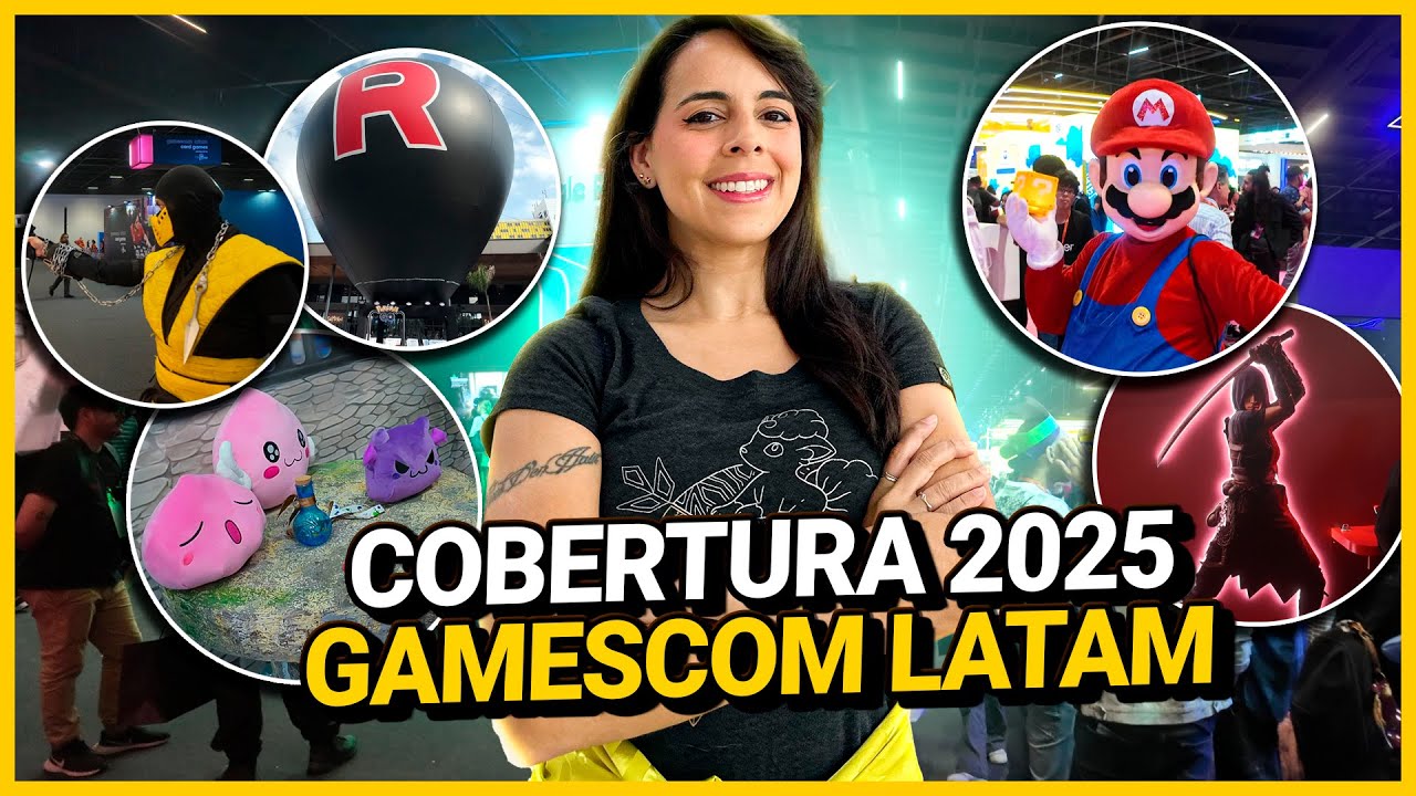 GAMESCOM LATAM 2025 - STANDS, DICAS, BRINDES, COSPLAYS, LOJAS, COMIDAS e MUITO MAIS!