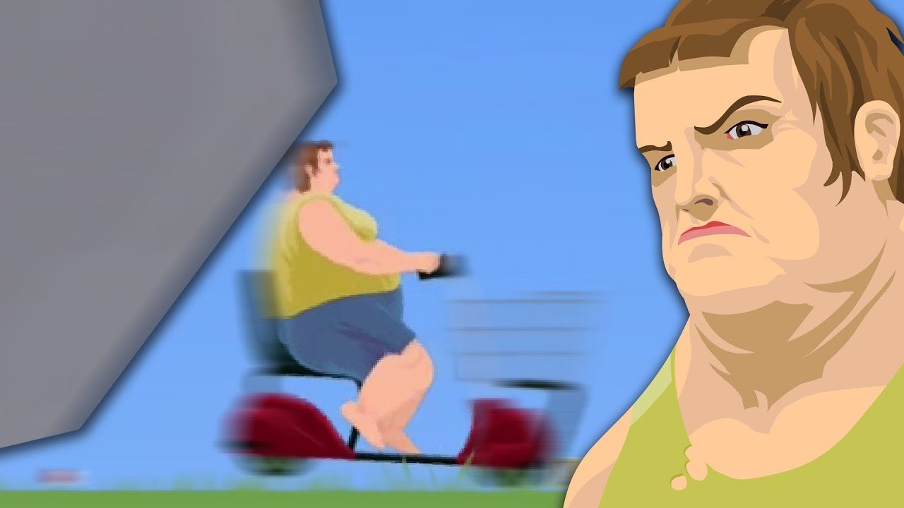 Escape the Giant Boulder! (Happy Wheels)
