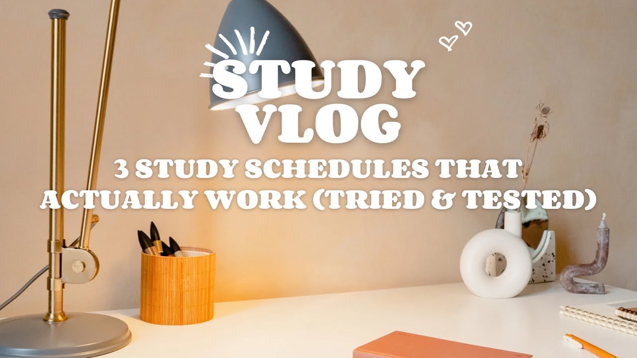 3 Study Schedules That Actually Work (Tried & Tested)💯 | Productivity for Students 