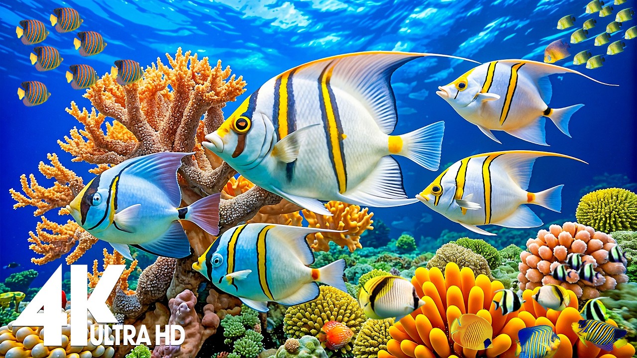Amazing 4K Ocean Adventure - Dive Deep and Marvel at Sea Animal in The Best 4K ULTRA HD Aquarium