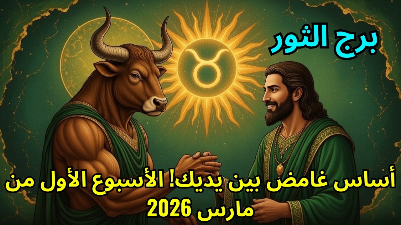 برج الثور ♉ أساس غامض ينتظرك! 🌍 الأسبوع الأول من مارس 2026 يُفعّل قوتك! 🧿
