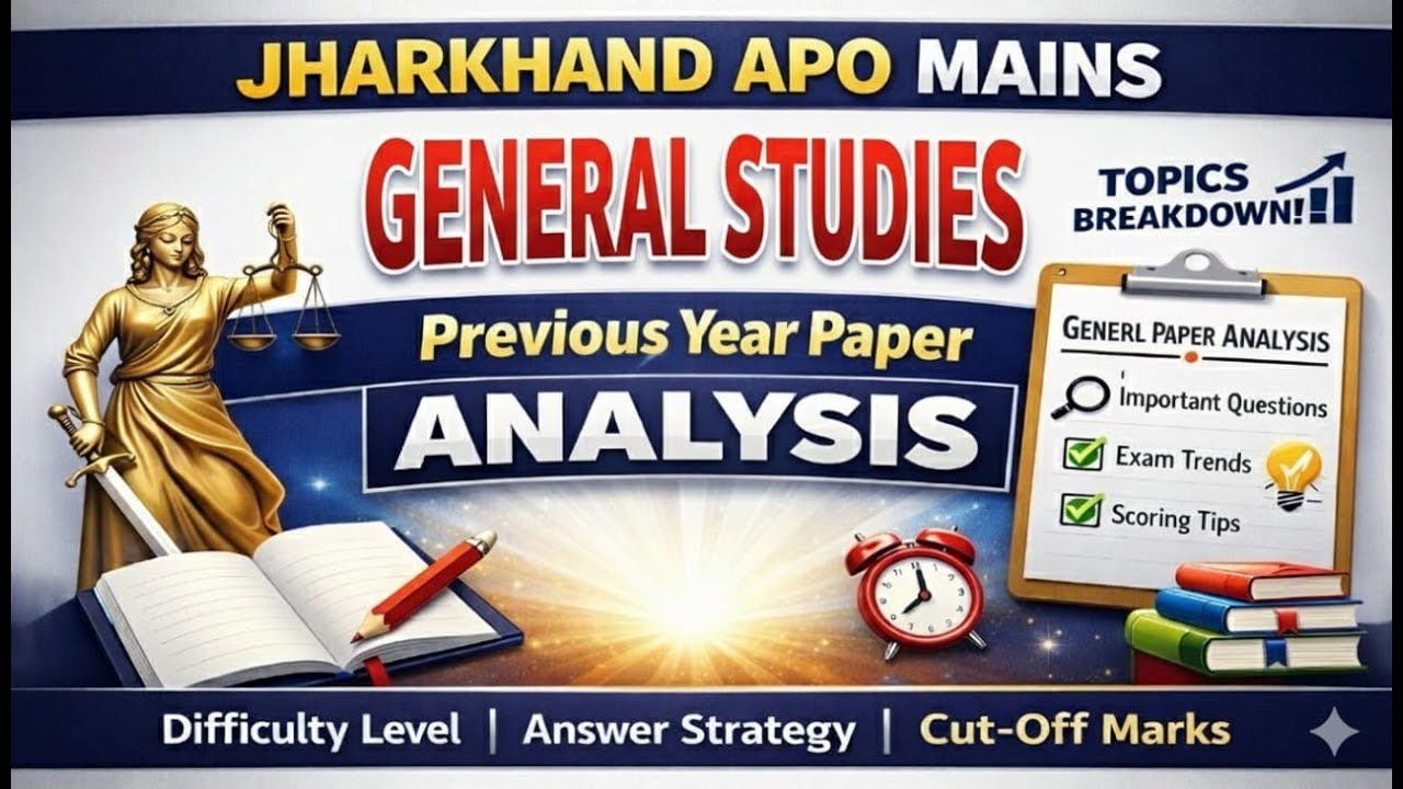 Jharkhand APO Mains previous paper analysis GS paper IV