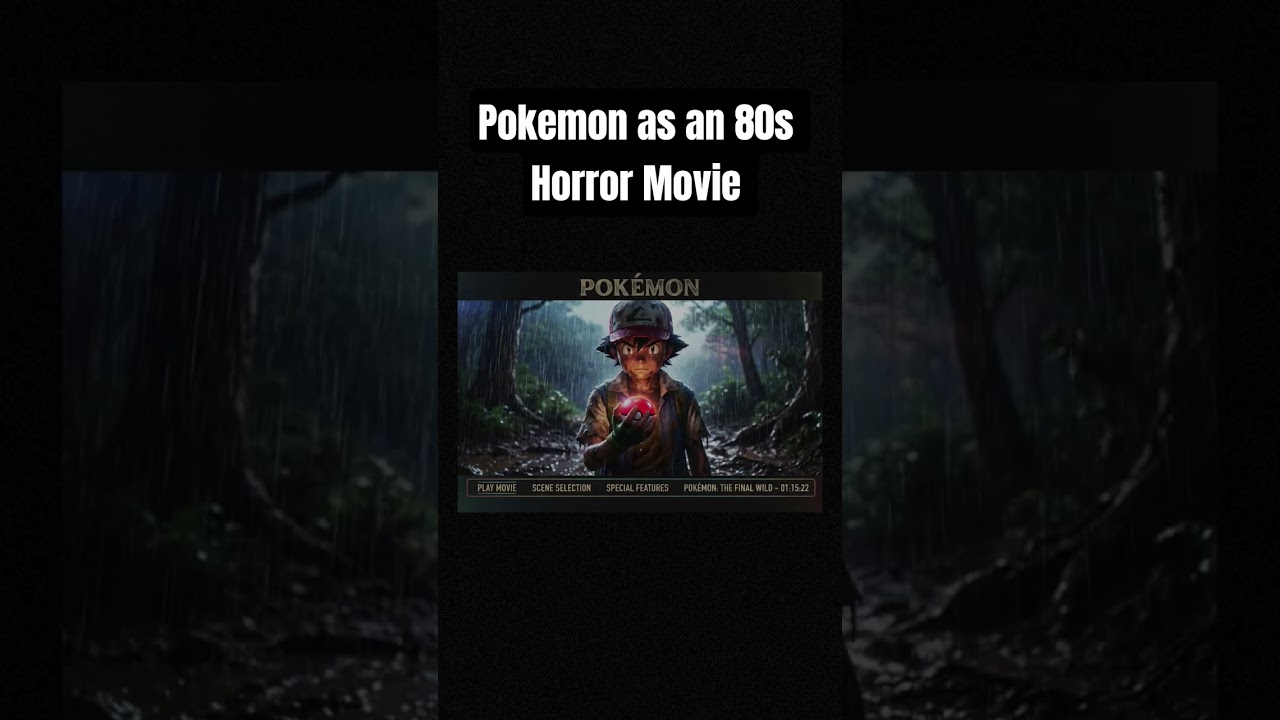 Pokemon: The 80s Horror Movie ⚡💀 (Dark Fantasy AI) 