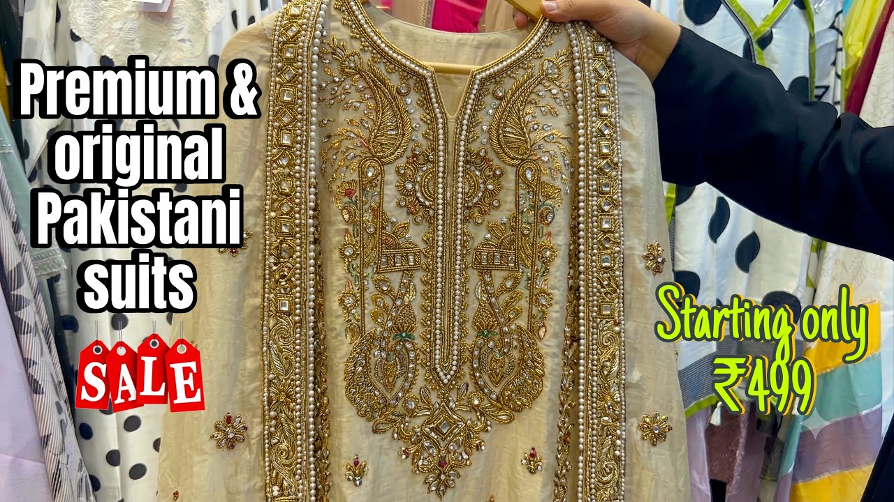 Cheapest premium & original Pakistani suits | wedding collection | affordable Pakistani partywear
