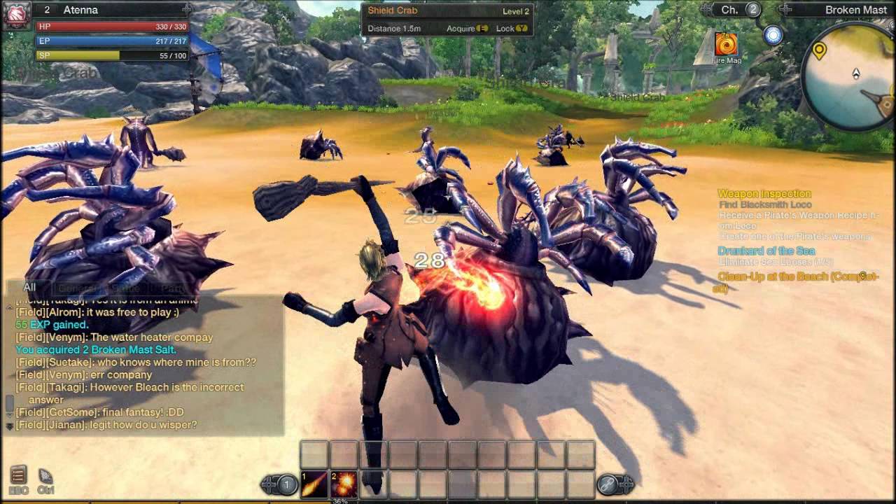 RaiderZ closed beta gameplay sorcerer HD