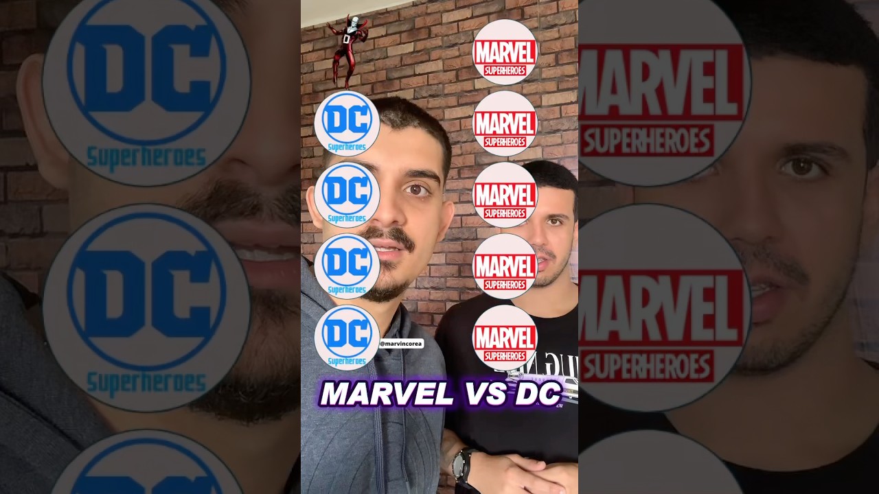 BATALHA MARVEL VS DC #foryou #fy #marvel #dc #geek #nerd #vingadores #superman #batman #batalha #fyr