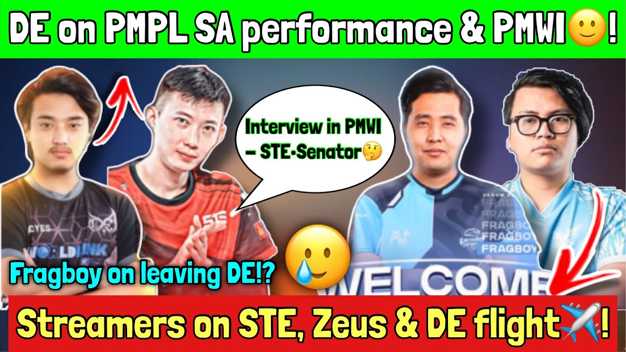 FragBoy On Leaving DE!? | STE Interview In PMWI | DE On PMPL SA Performance | Streamers On STE,DE,..