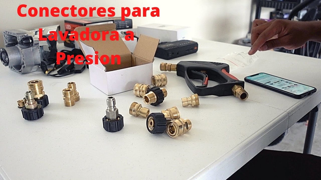 Conectores Rapidos para Lavadora a Presion