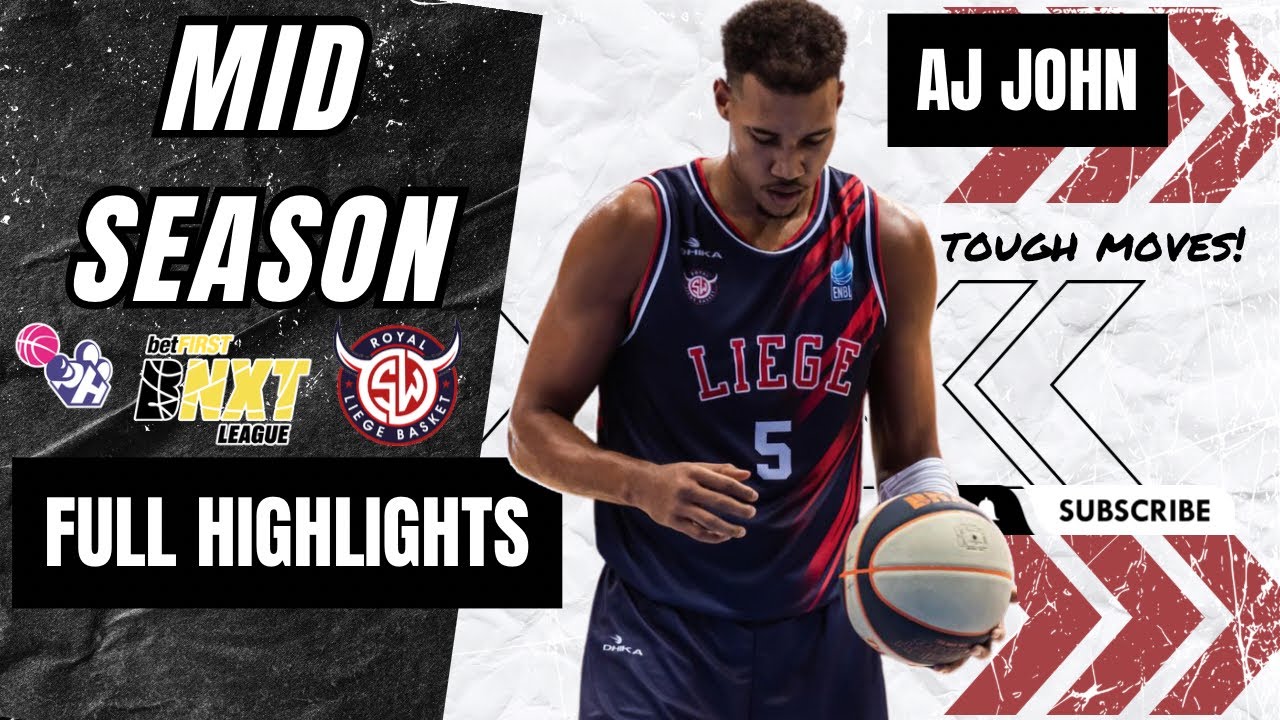AJ John Highlights 2023/24 || Belgium BNXT League || Liege Basket