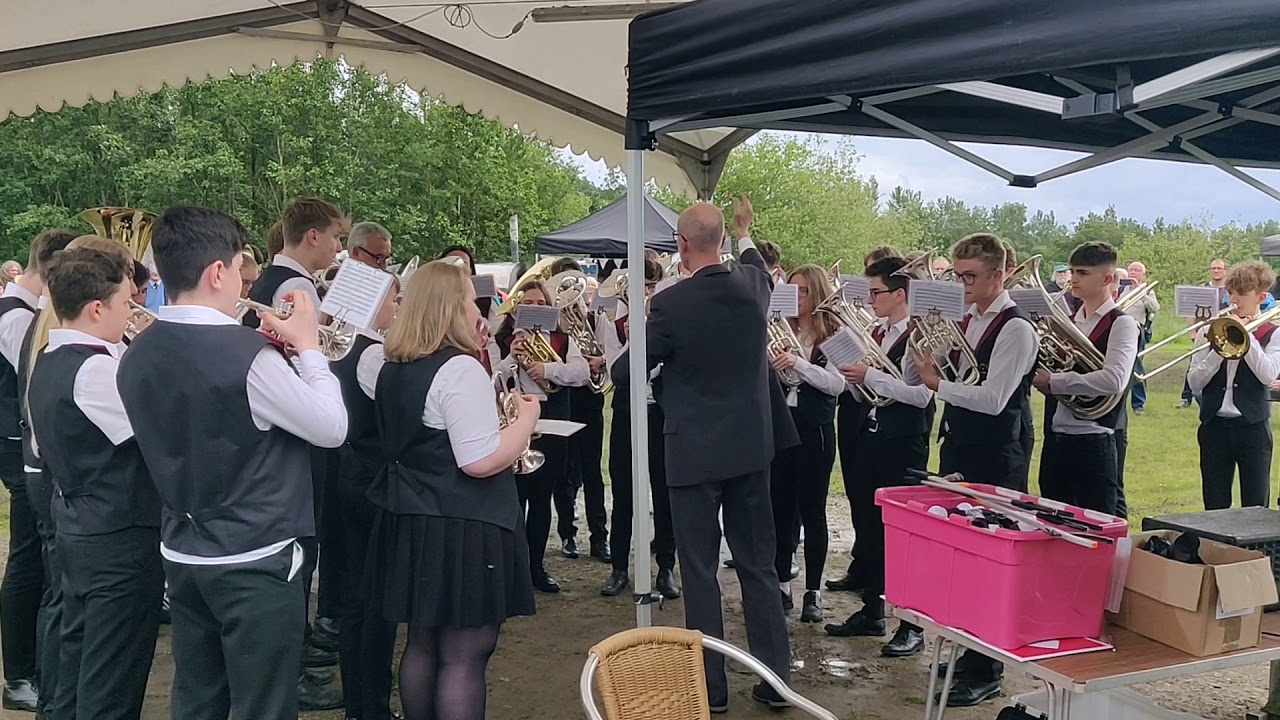 2019-06-14 Diggle Whit Friday. Oldham Music Centre Youth Brass Band