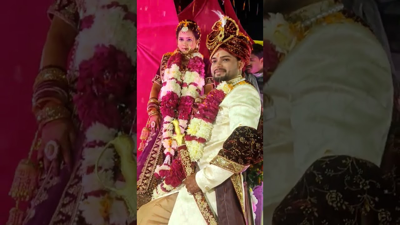|| Varmala || Jaimala Video ||❣️ Indian Wedding || Dulhan Varmal #shorts#shaadi   #youtubeshorts