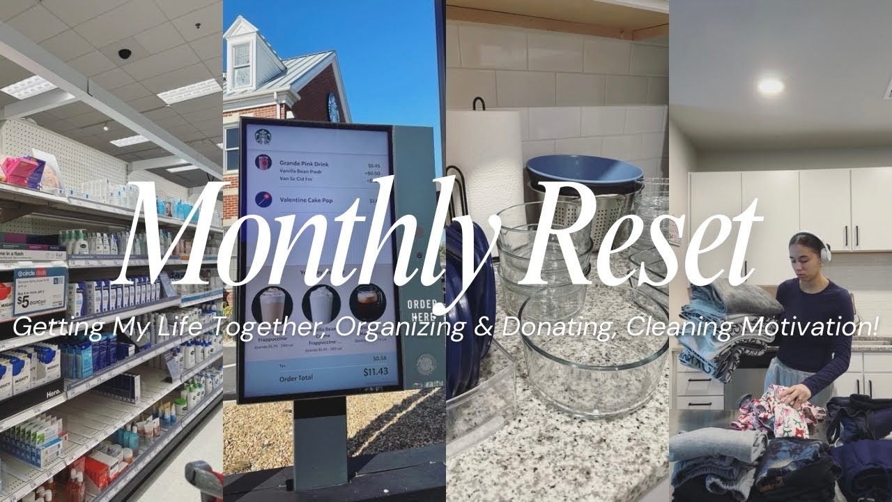 MONTHLY RESET AS A MOM| how I prep for a new month + Organizing & decluttering + cleaning motivation