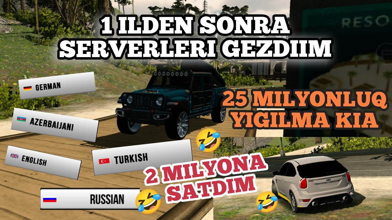 CAR PARKING --- 1 ILDEN SONRA SERVER PUANLAMA (YIĞDIĞIM KIA NI 2 MILYONA SATDIM :)