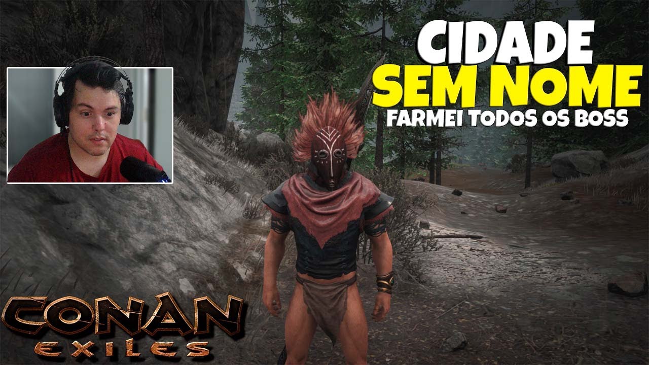 ENFRENTEI TODOS OS BOSS DA CIDADE SEM NOME  - Conan Exiles Age of War  Ep42