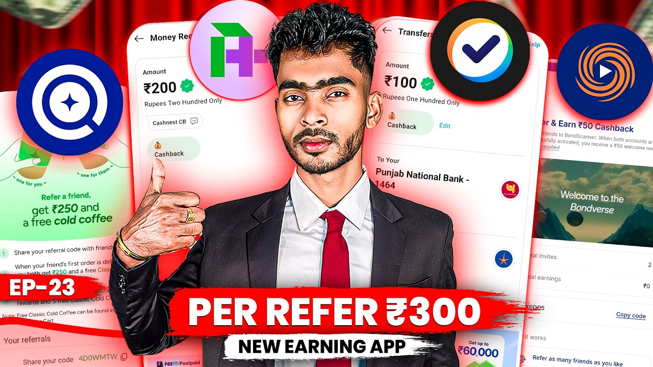 NEW EARNING APP | NEW REFER AND EARN APP TODAY | REFER AND EARN APP 2026 |  REFER AND EARN APP TODAY