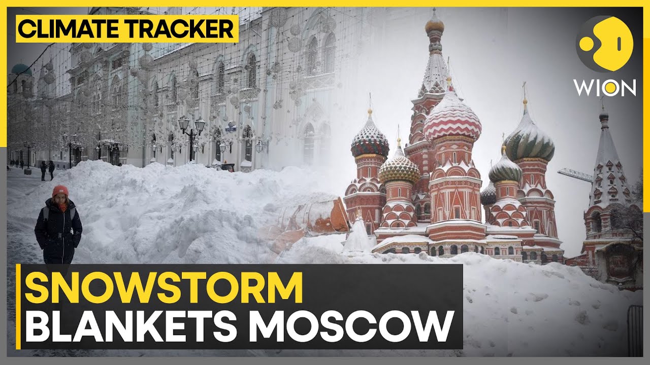 Russia Snow: Snow Apocalypse Blankets Frozen Moscow | WION Climate Tracker