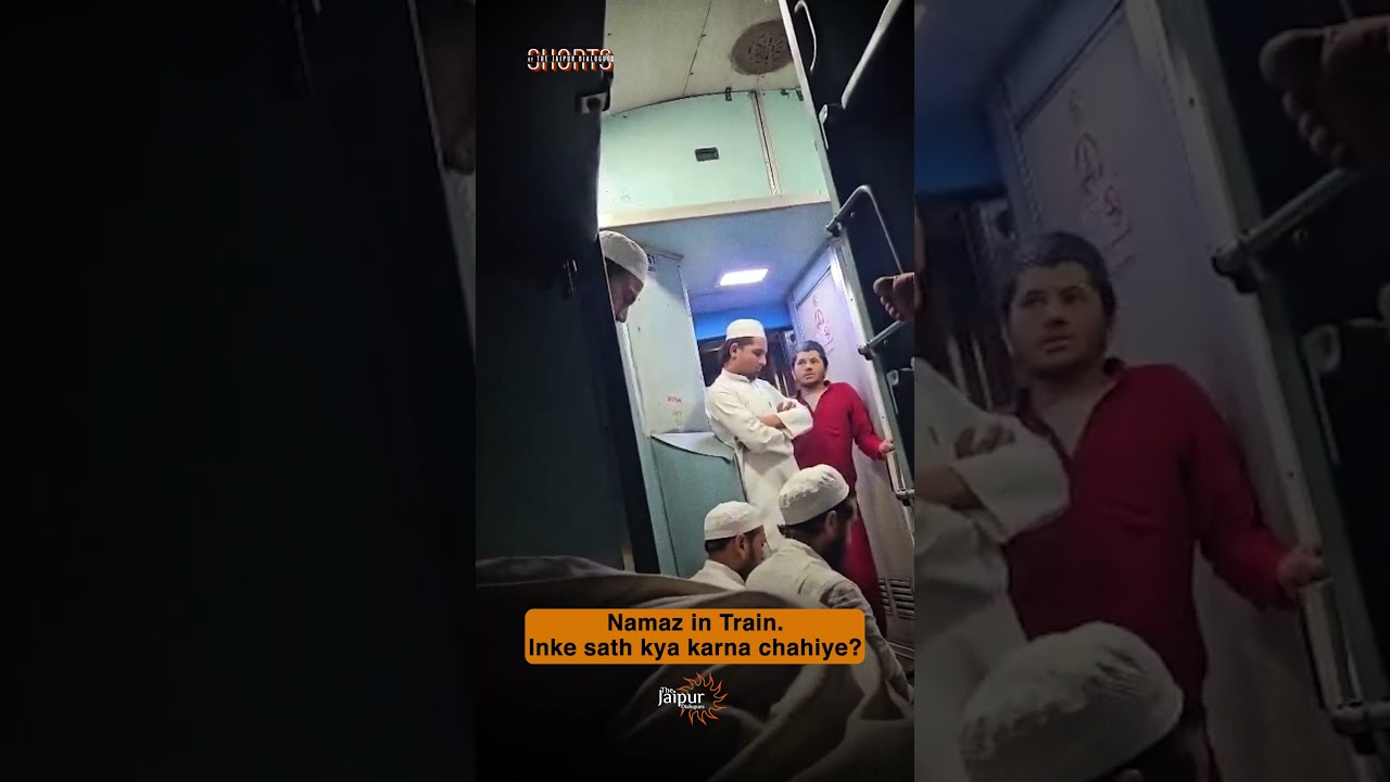 Namaz in Train