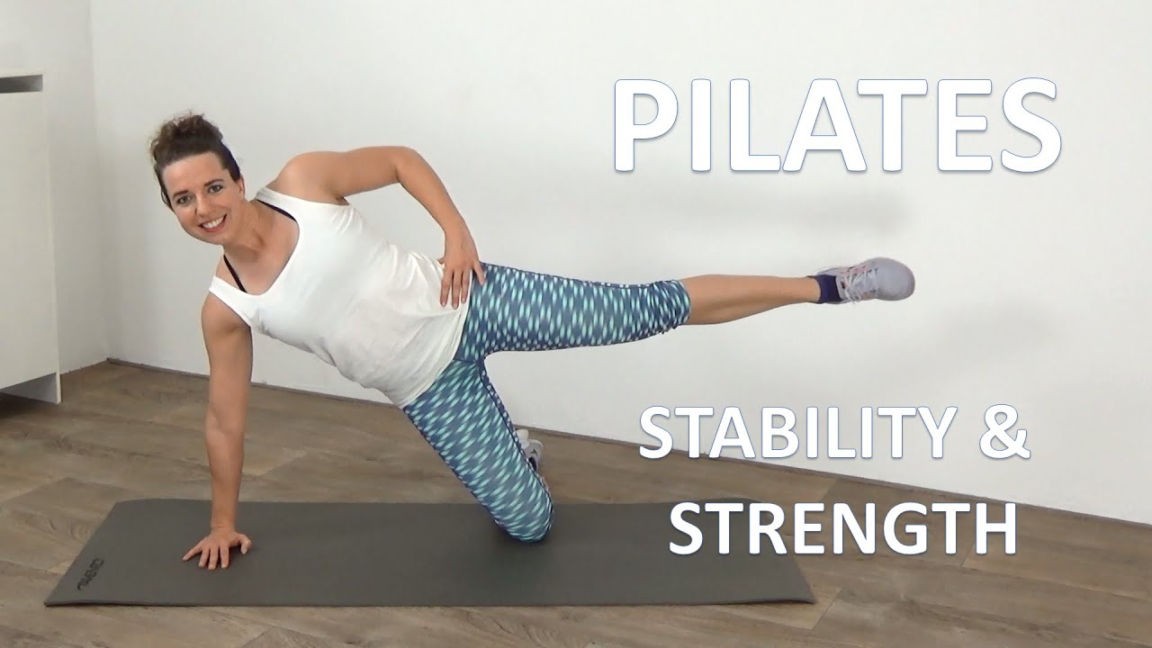 40 Minute Pilates Stability & Strength Workout – Full Body Pilates Workout