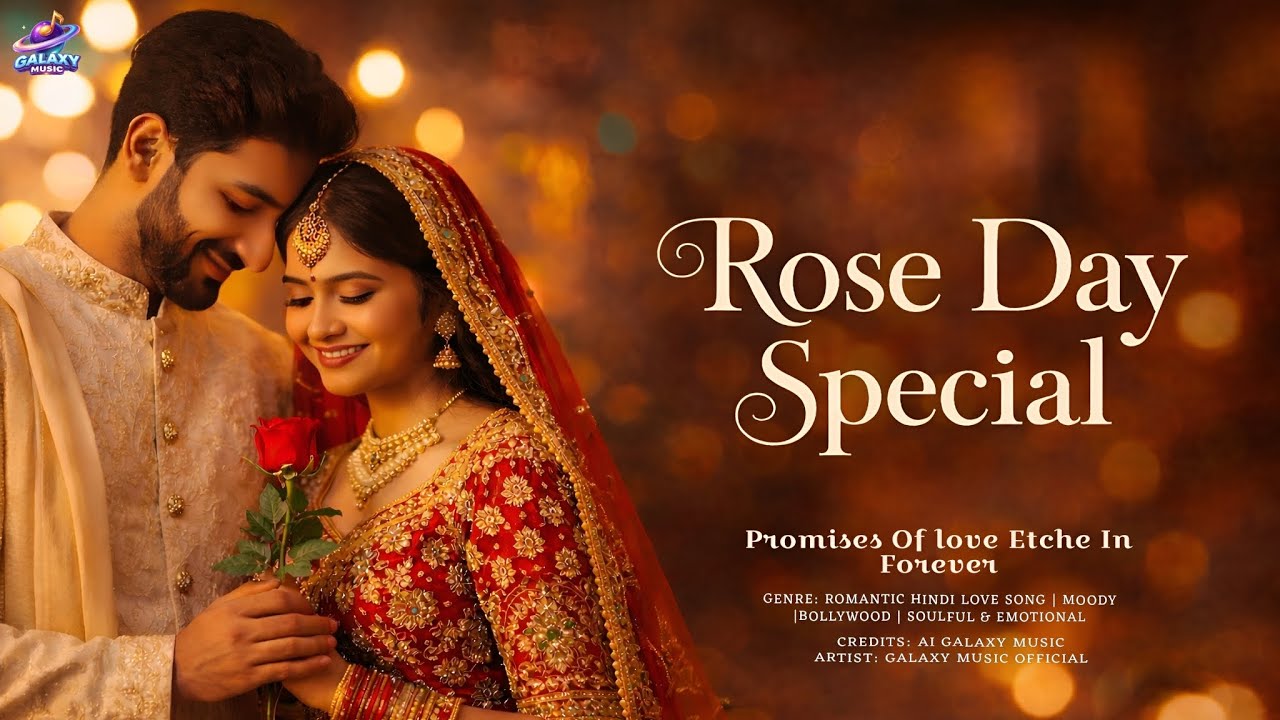 Rose Day Special 💖 | Romantic Hindi Love Song | Soulful Bollywood Melody | Galaxy Music