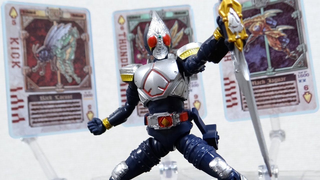 真骨彫ブレイド！？これで500円！食玩 SHODO−X 仮面ライダーブレイド & 拡張パーツセット レビュー！ライトニングソニックも再現可能！