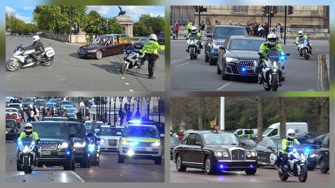 Best of the special escort group escorting vips and royals around London. 