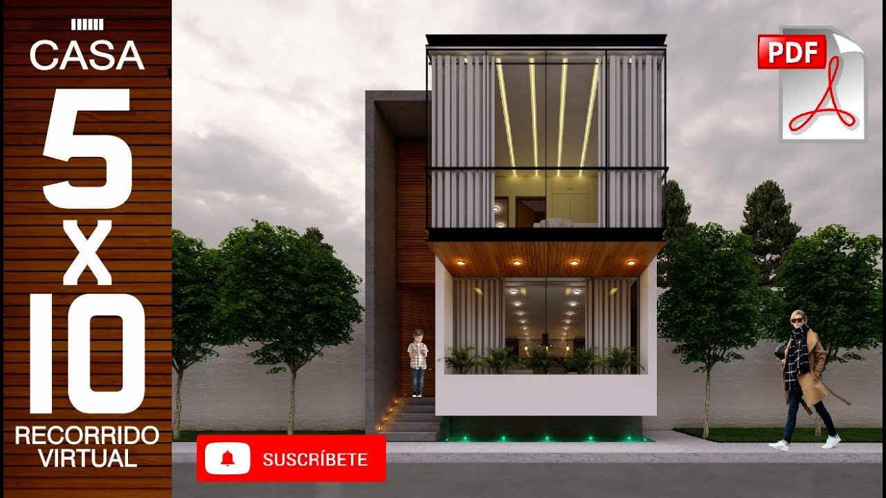 PLANOS DE CASA 5X10 I HOUSE PLANS 5X10
