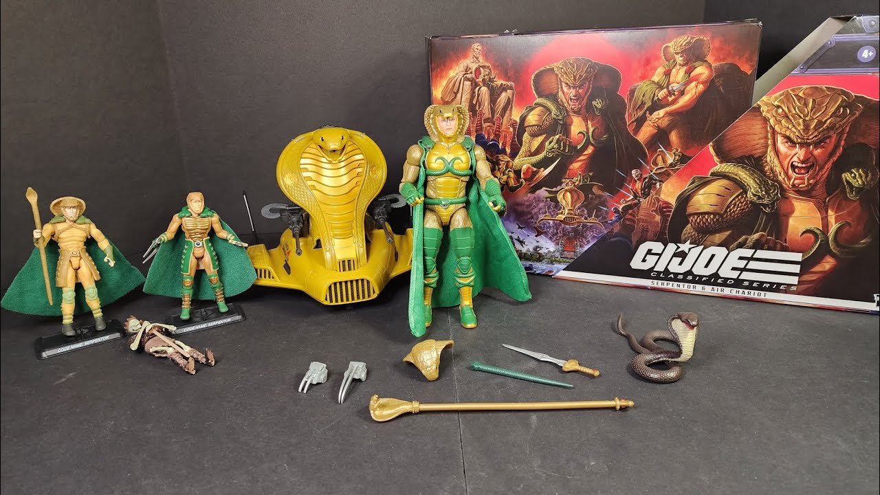 GIJoe Classified Series PulseCon Exclusive Serpentor and Air Chariot 57