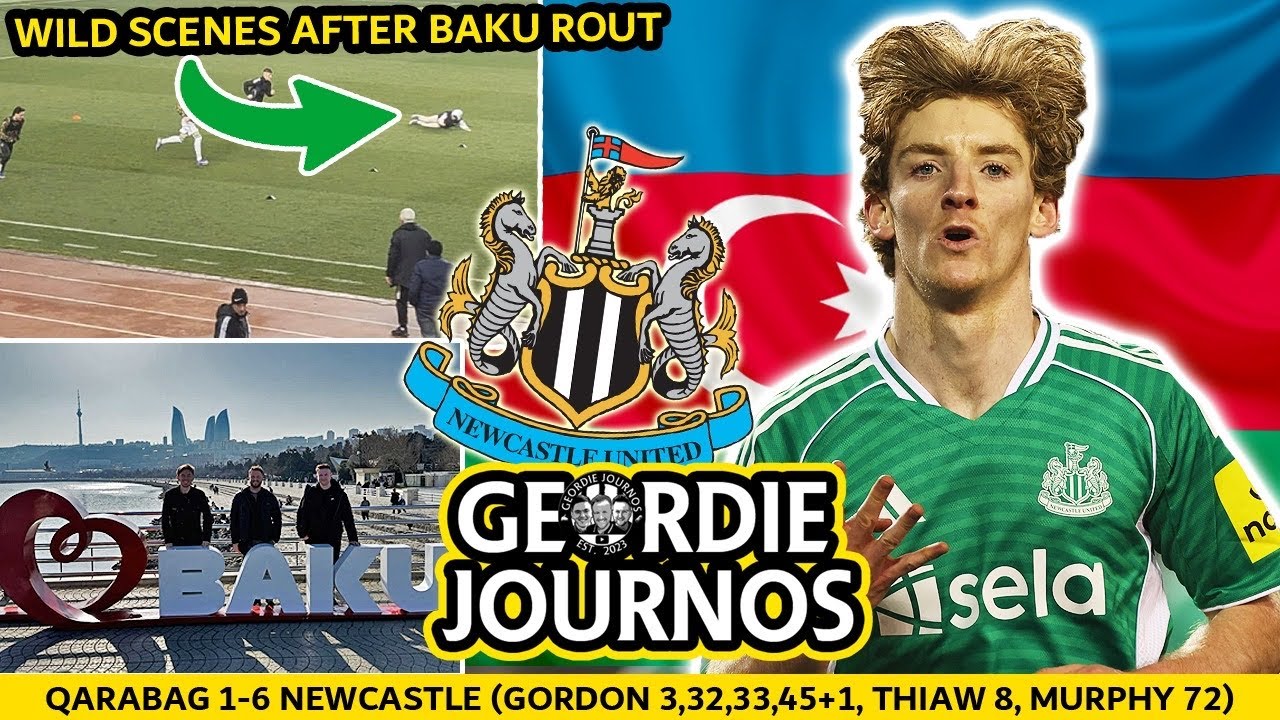 ABSOLUTE CARNAGE after NUFC Champions League win - we've NEVER seen this before