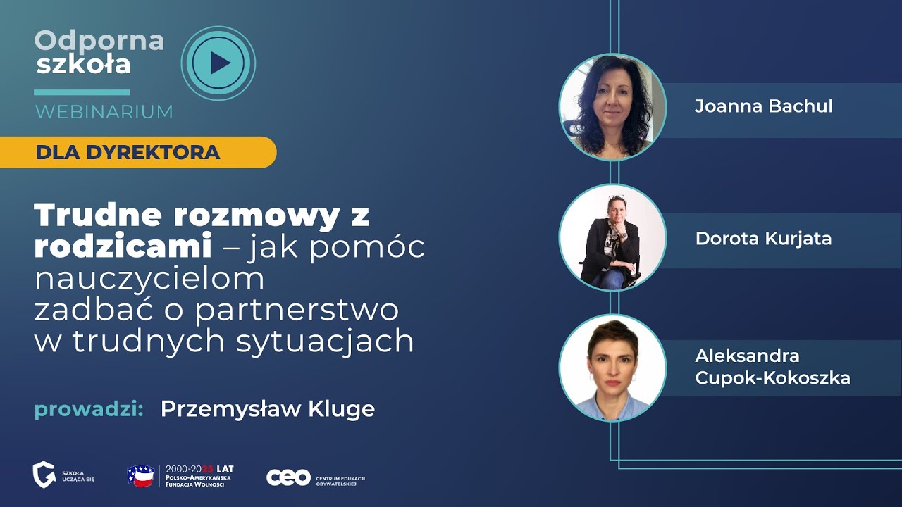 Trudne rozmowy z rodzicami – jak pomóc nauczycielom zadbać o partnerstwo w trudnych sytuacjach?