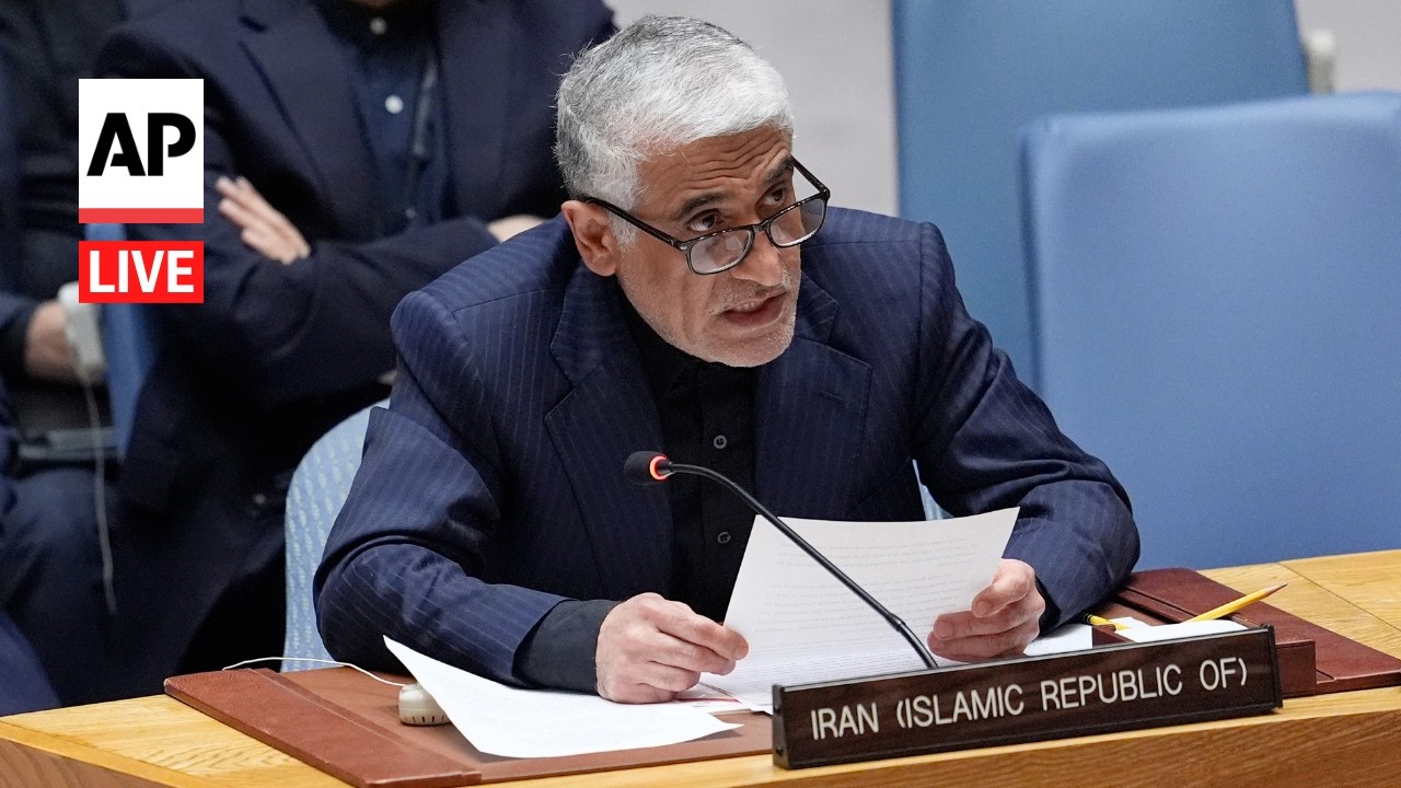 LIVE: UN Security Council meeting on Iran