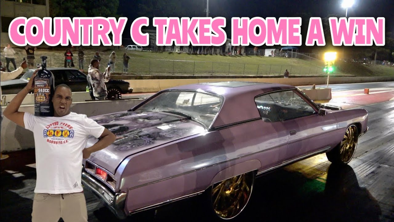 COUNTRY C BIG BLOCK BLOWER DONK TAKES ON BLACK GORILLA RACING NITROUS SMALL BLOCK BOX CHEVY!!!