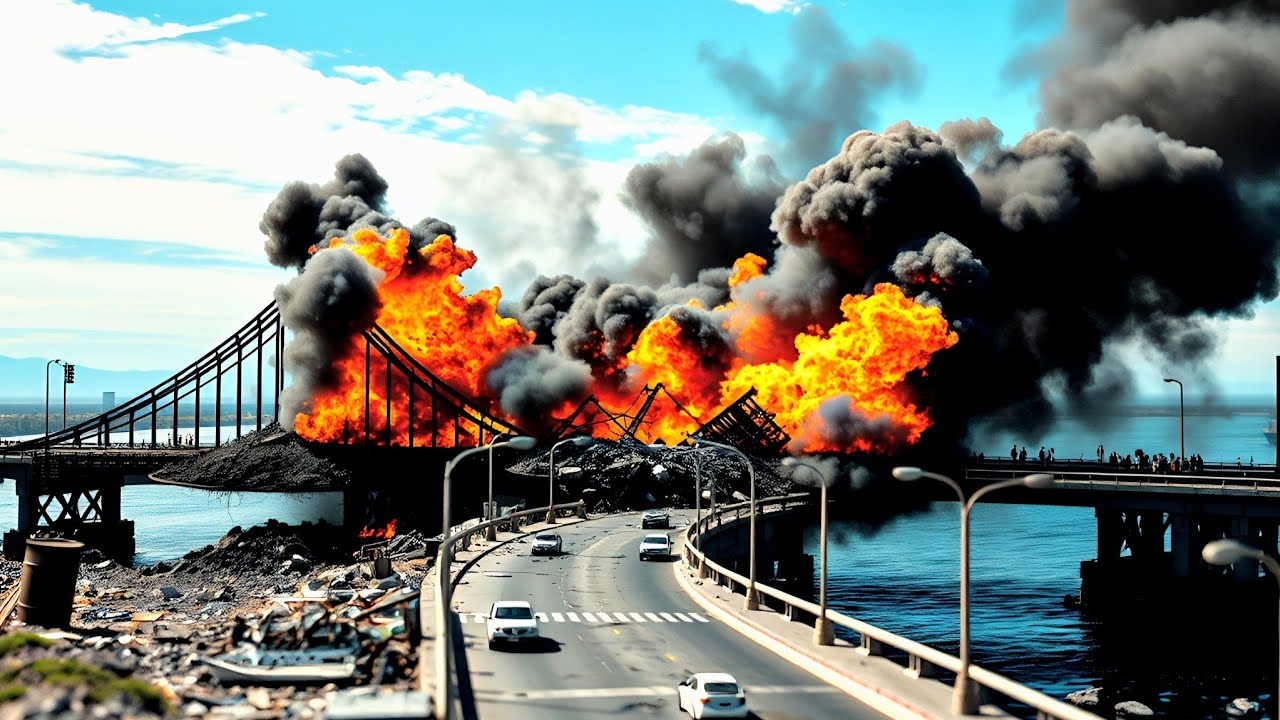 Kursk most się zapada! 5000-ton ukraińska bomba niszczy strategiczny rosyjski most!