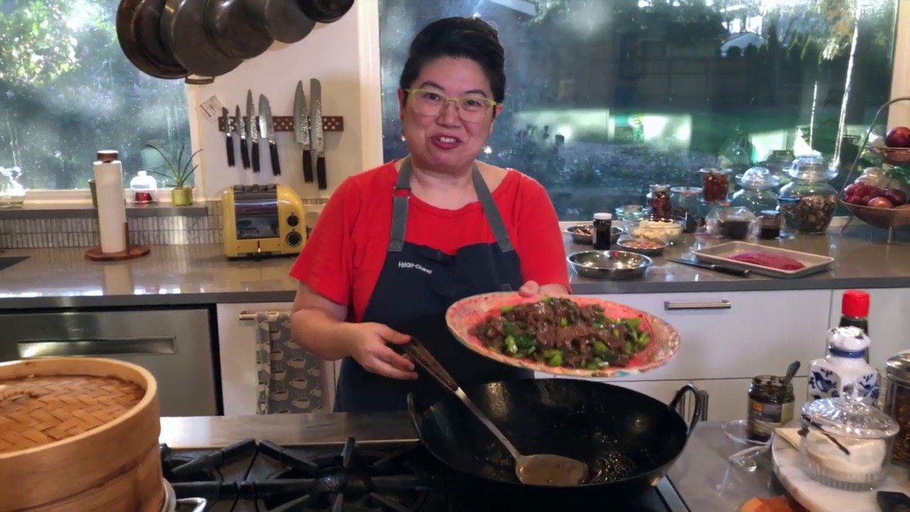 Stir-Fried Beef with Gai Lan (Chinese Broccoli) -- Cook #WithMe