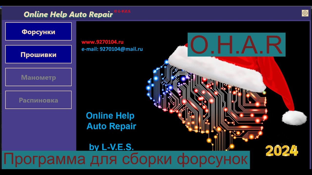 Online Help Auto Repair программа для сборки форсунок.