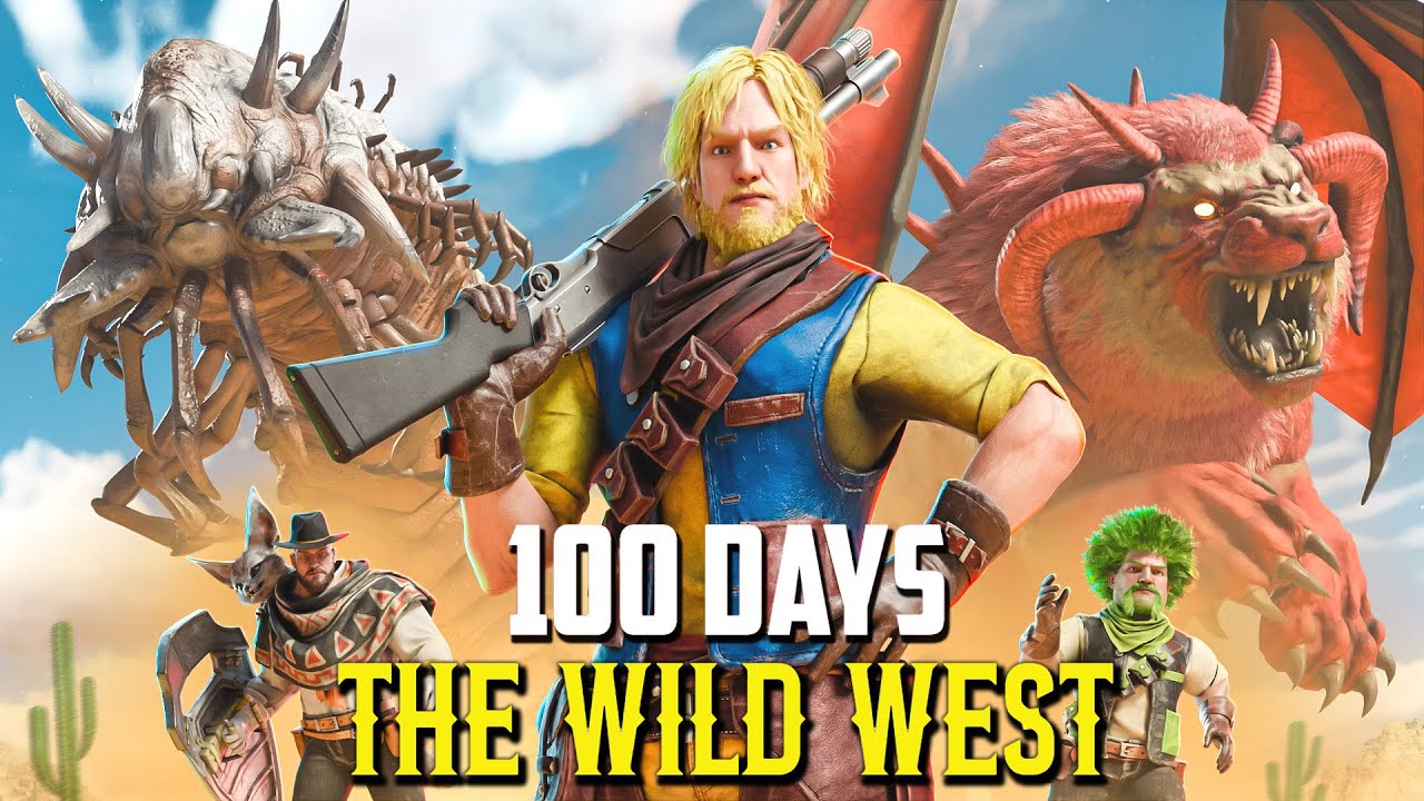 I Spent 100 Days In The Wild West...ARK: Survival Ascended
