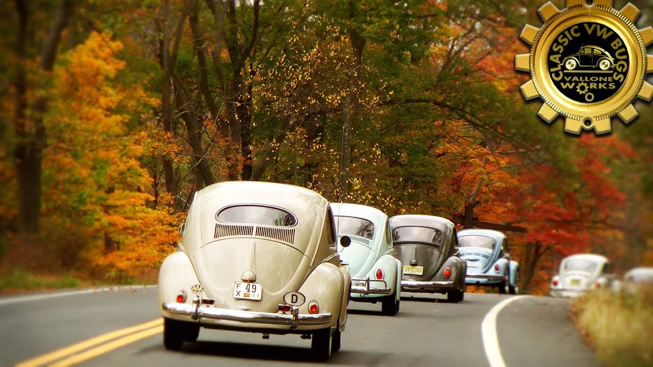 Classic VW BuGs 2020 FALL FOLIAGE BEETLE Air-Cooled CRUISE NY Hudson Valley CONVOY