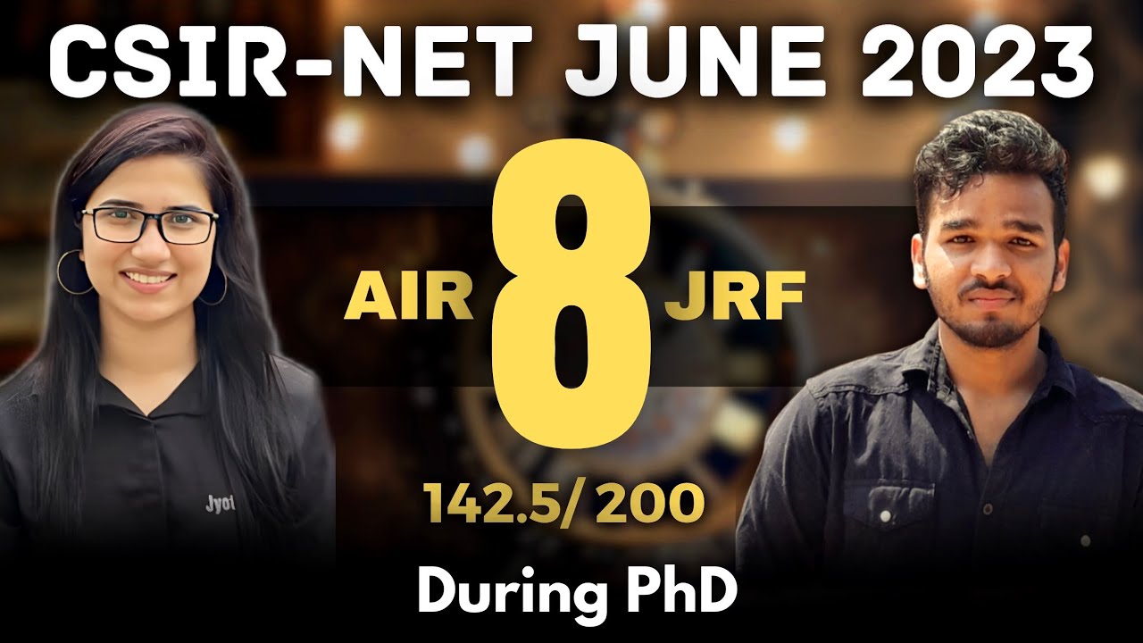 CSIR NET Chemistry Topper Interview | CSIR NET JRF Topper Interview|CSIR NET Chemical Science Topper