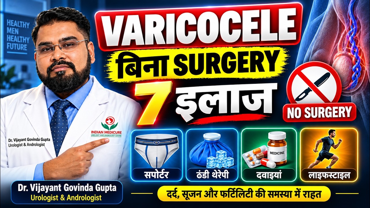 सर्जरी के बिना वैरीकोसेल का इलाज | Varicocele Treatment without Surgery Hindi