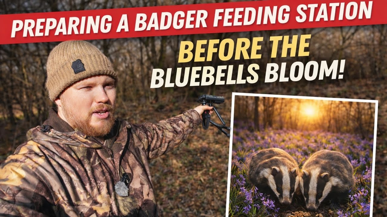 Preparing a Badger feeding station before it's too late! 